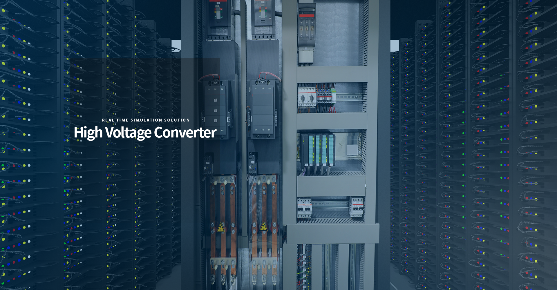 High Voltage Converter (HVC) Real-time simulation