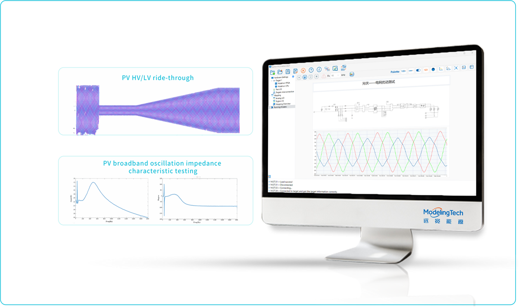 Output electric power quality and efficiency testing